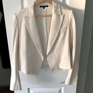 Theory white blazer coat